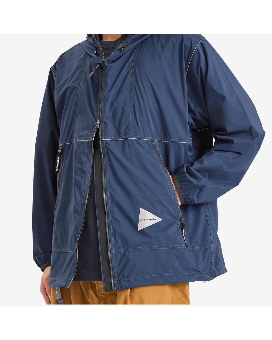 and wander Pertex Wind Jacket in Blue for Men | Lyst