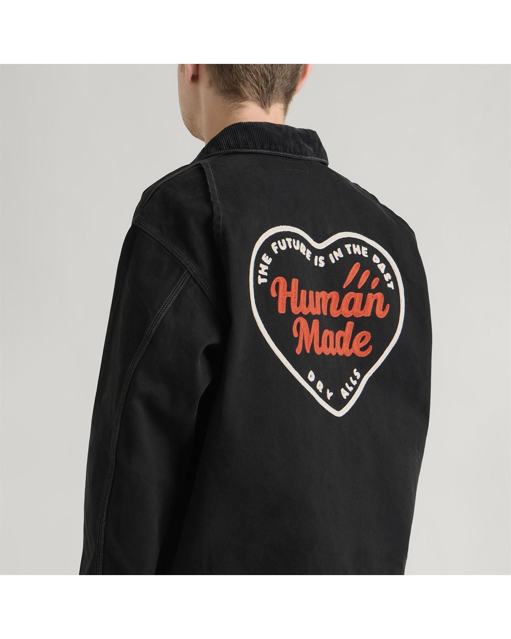 Human Made Black Zip Work Jacket for men