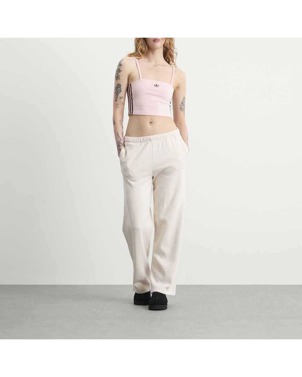 Adidas Pink Terry Towel Tank Top