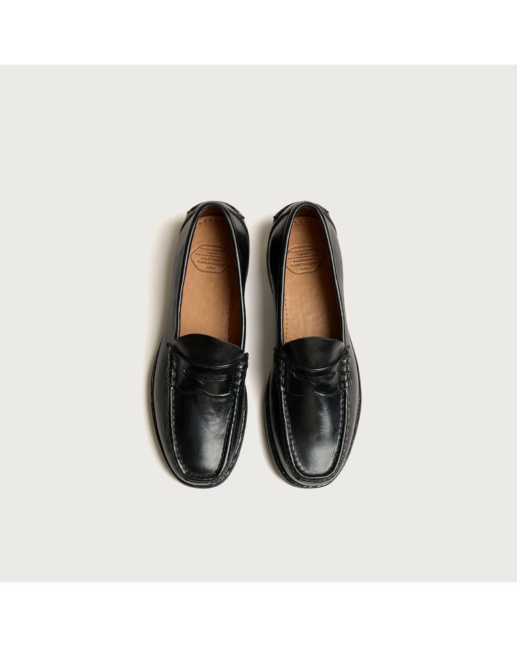 Visvim Black Fabro Folk Loafer for men