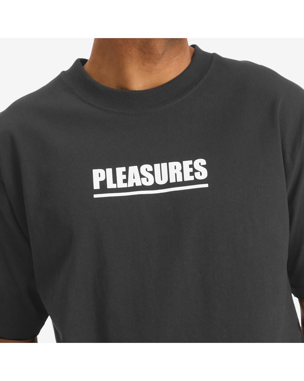 Pleasures Black Scripture T-Shirt for men