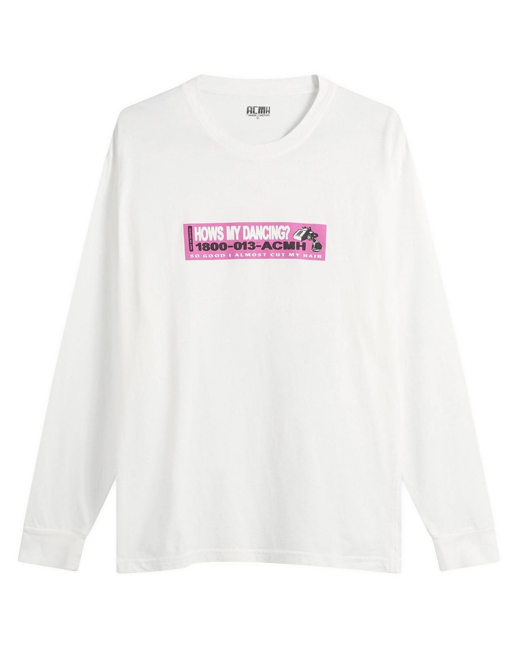 ACMH by Magic Castles White Dancers Long Sleeve T-Shirt for men