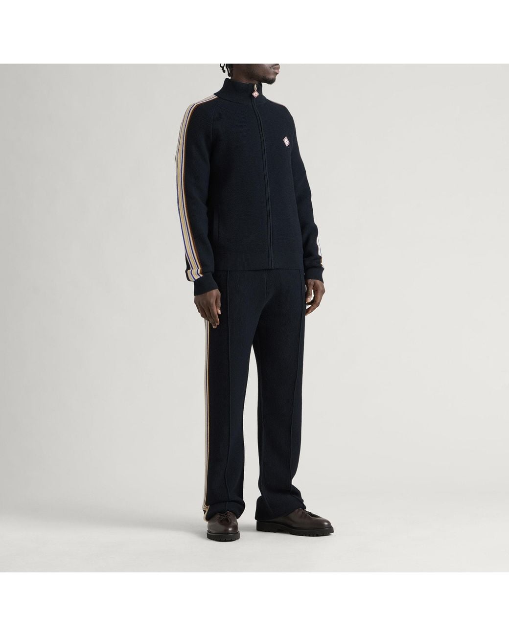 Casablanca Blue Cafe Culture Track Trouser for men