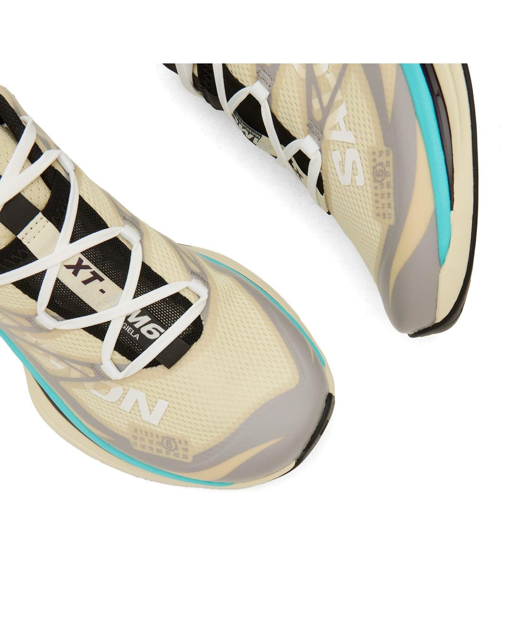 Maison Margiela White Mm6 X Salomon Xt Sneaker