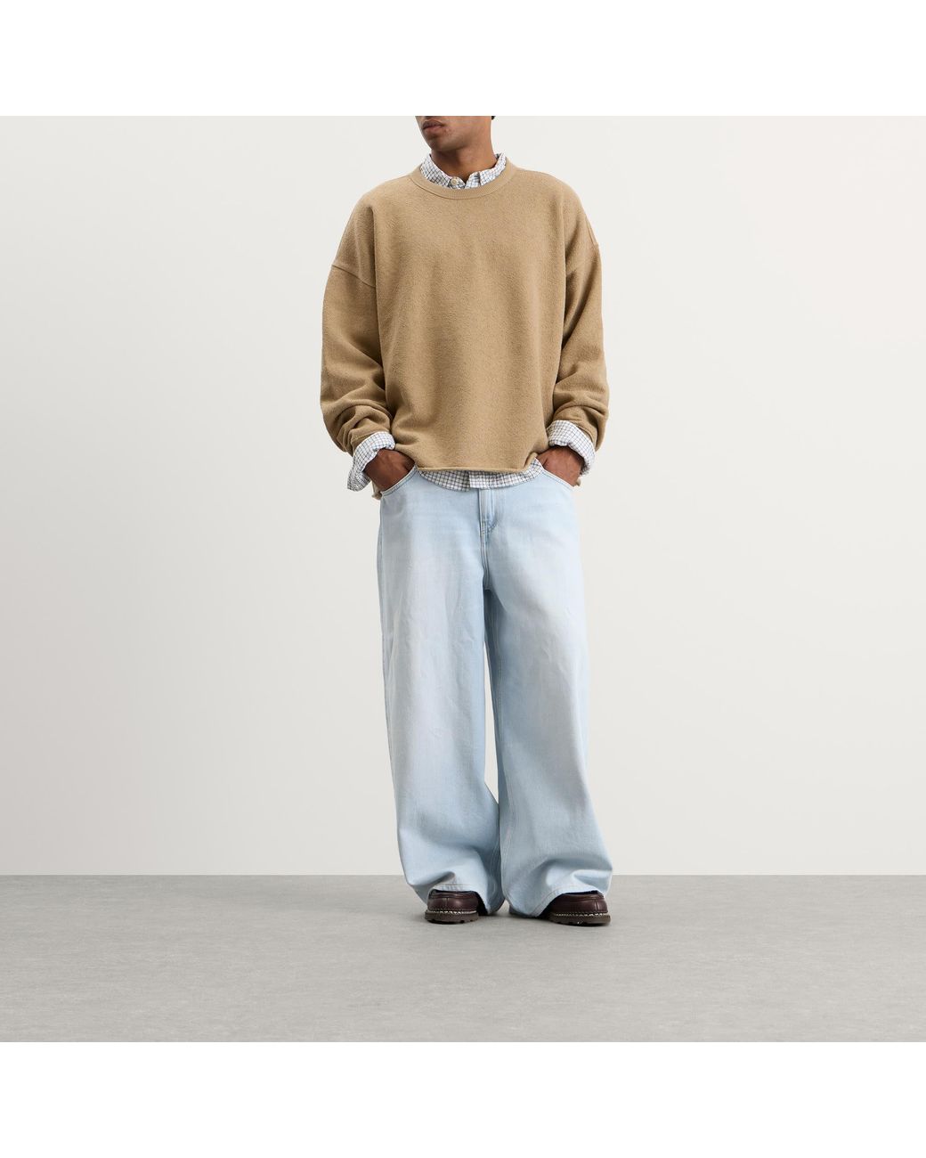 YMC Natural Textured Studio Sweatshirt for men