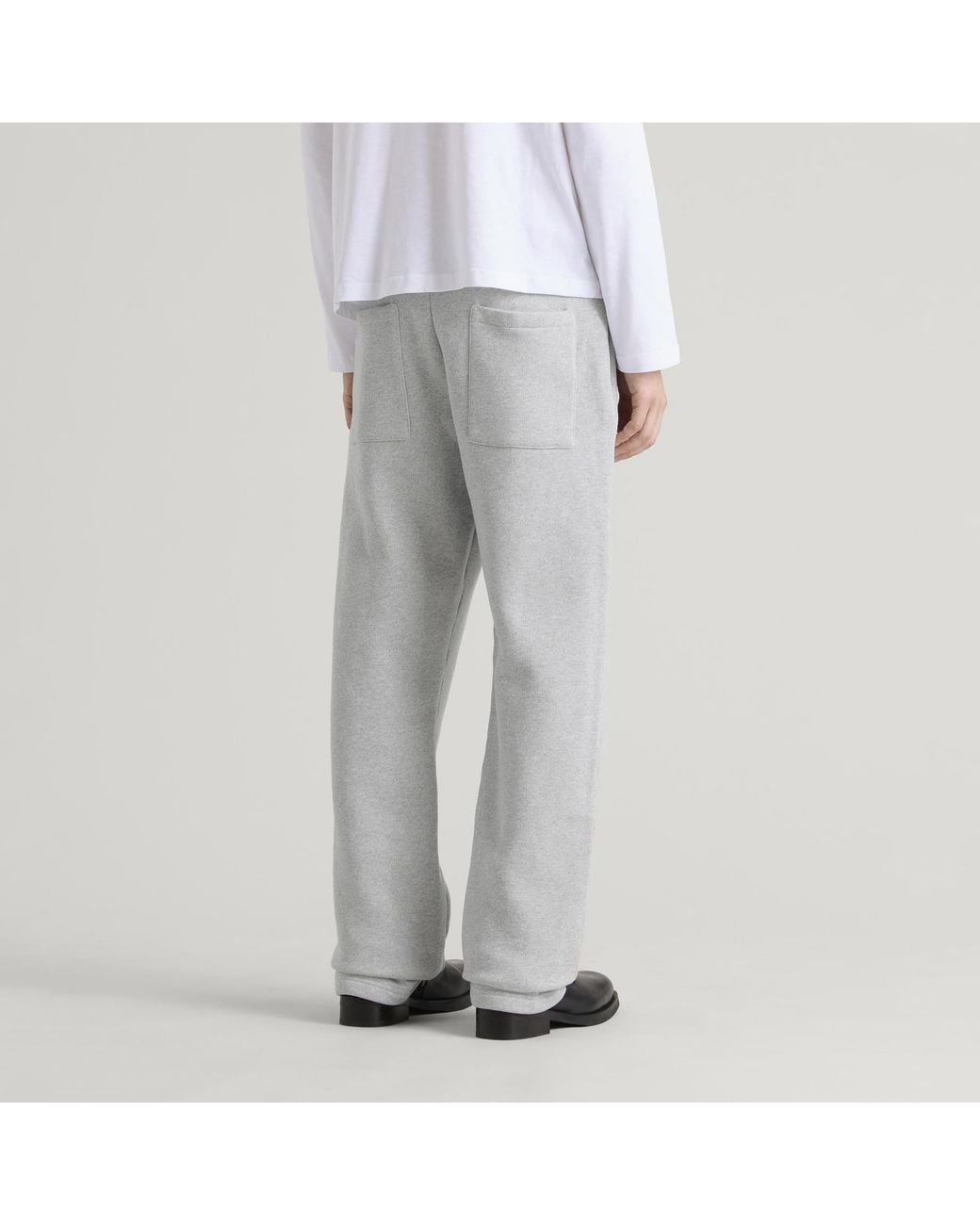 MKI Miyuki-Zoku Gray Uniform Wide Leg Joggers for men
