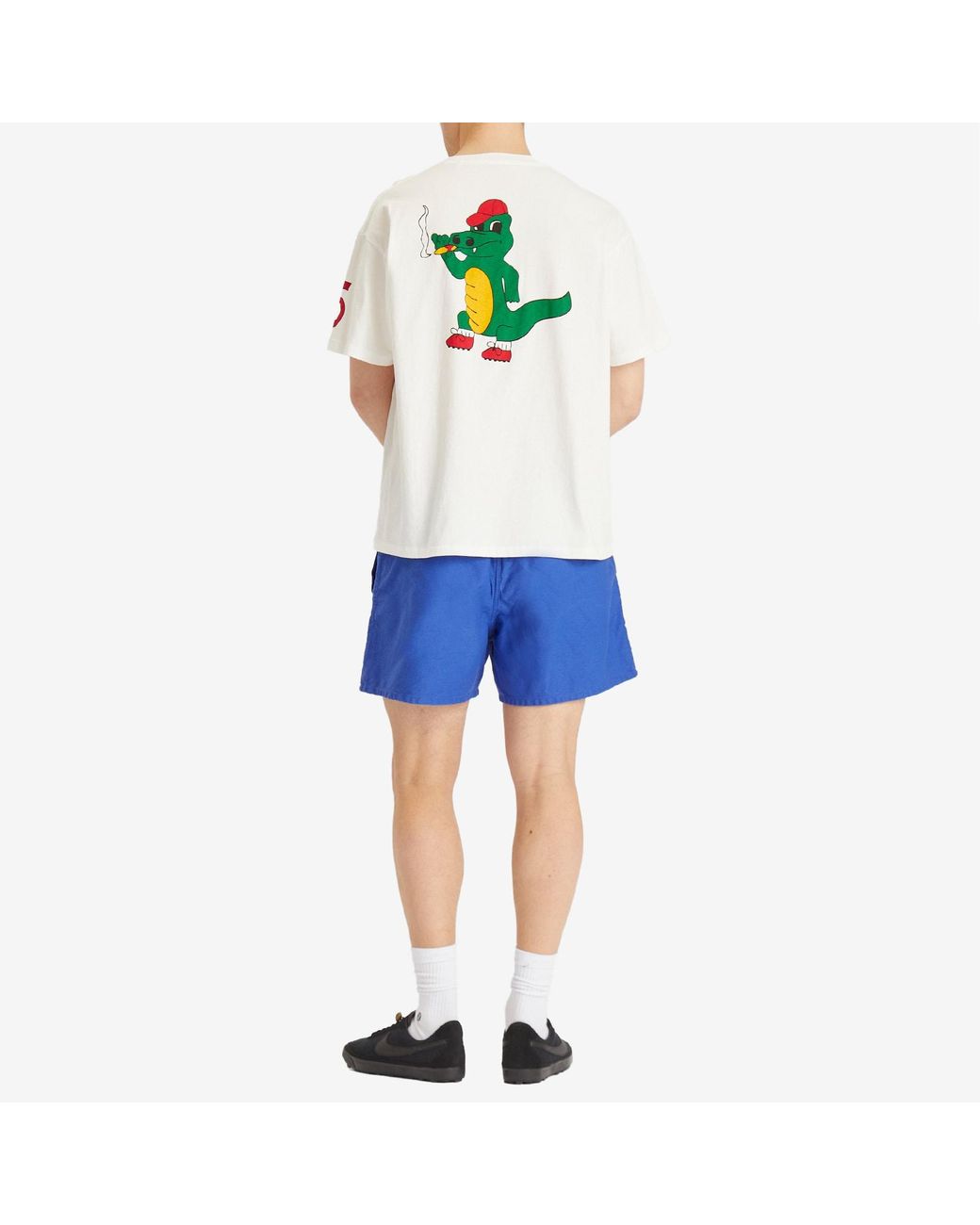【関税込み】Bode ホワイト Reptile Rec ヘンリーネック Tシャツ BODE Reptile Rec T-shirt | White | FARFETCH JO