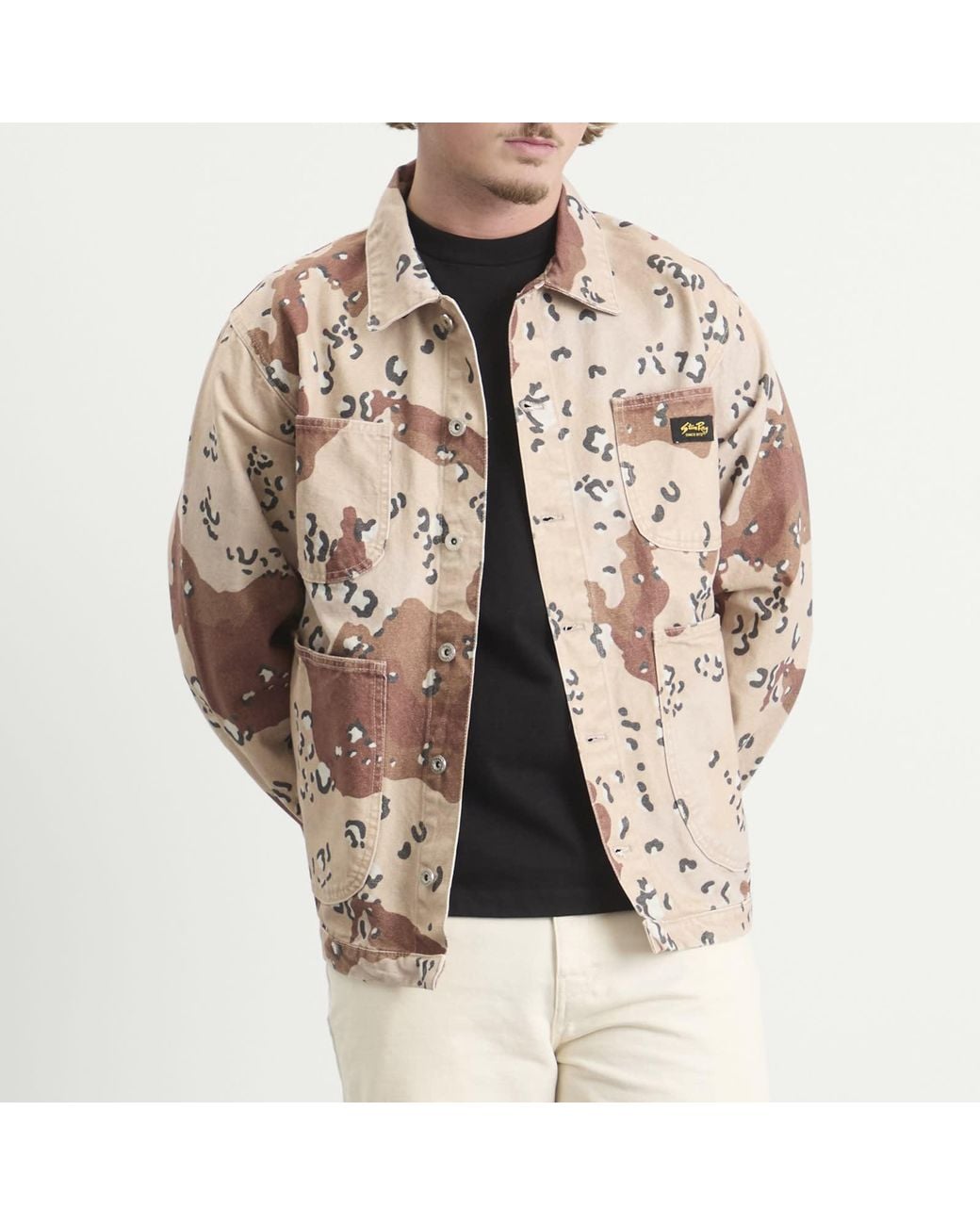 Stan Ray Coverall Jacket in Brown for Men | Lyst