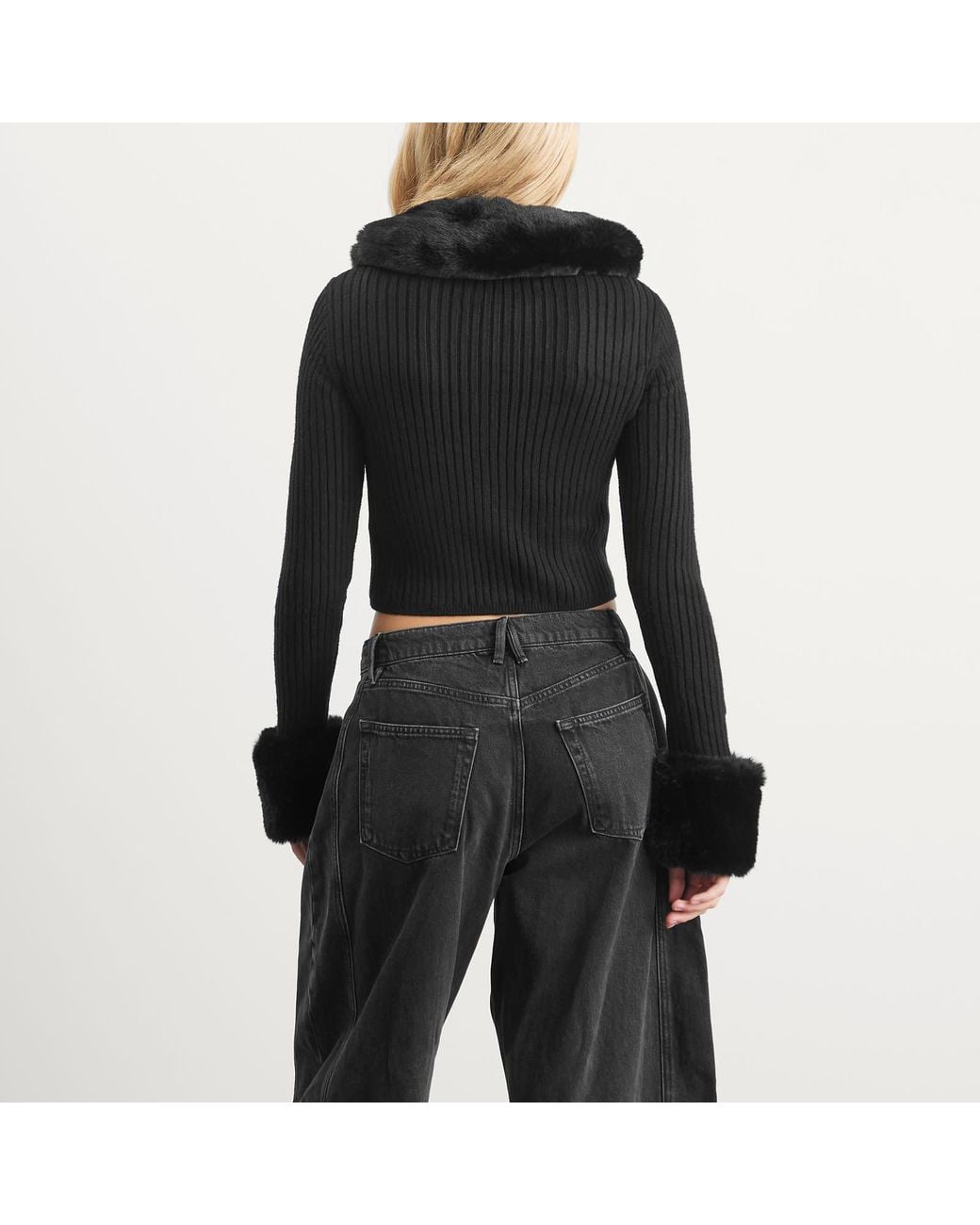 House Of Sunny Black Peggy Cardigan