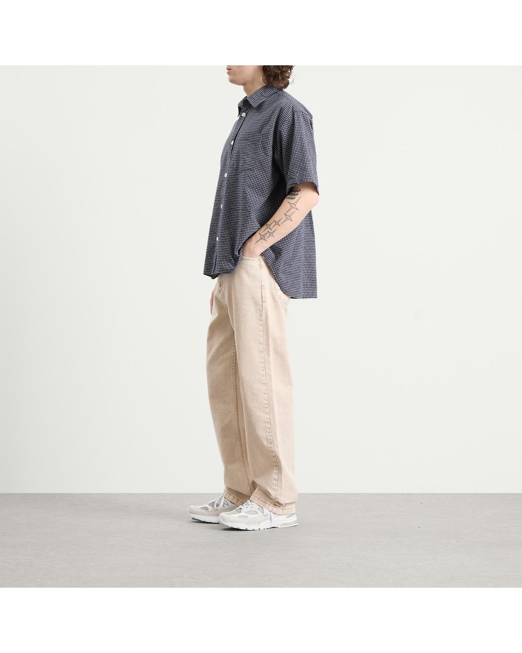 POLAR SKATE Natural 91 Loose Straight Jeans for men