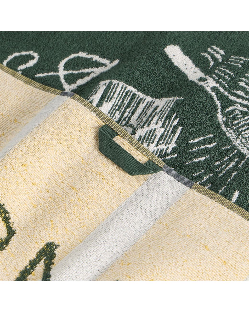 Palmes Green End. X Crowd Tennis Towel for men