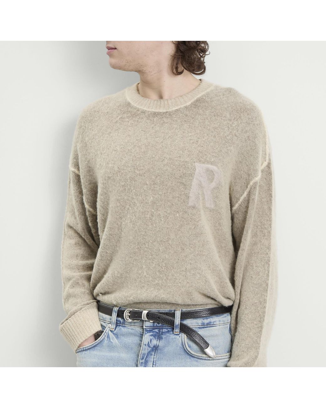 Represent Multicolor Lightweight Alpaca Knit Jumper for men