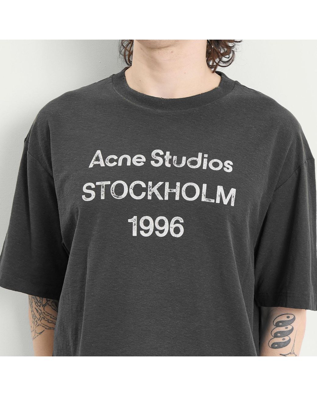 Acne Black Exford 1996 T-Shirt