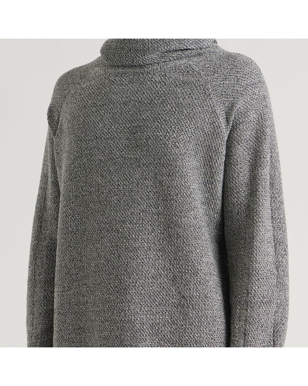 Goldwin Gray 0 Perforated Wholegarment Knit Top for men
