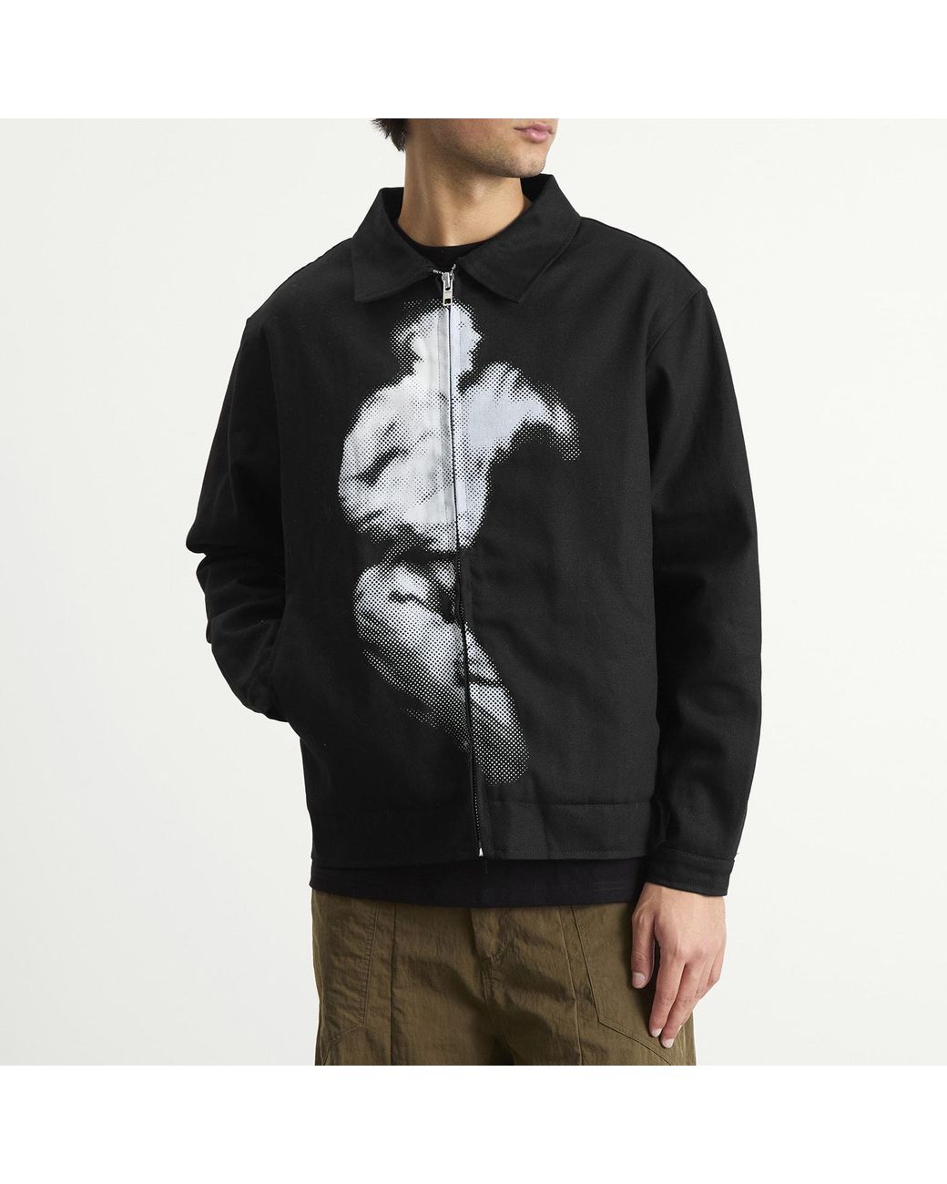Postalco Black Disorder Jacket for men