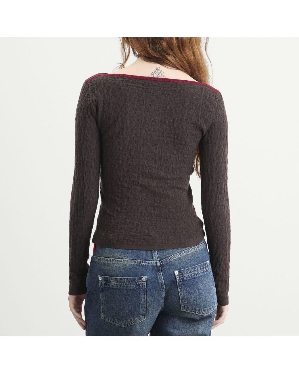 Peachy Den Brown Kitt Cardigan