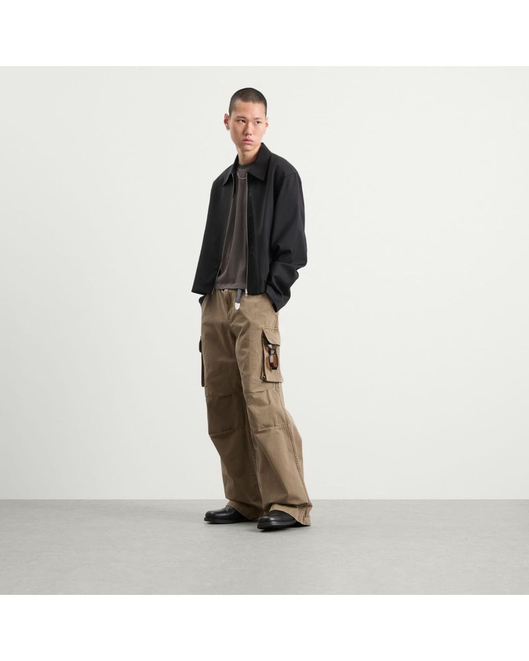 Our Legacy Black Wool Mini Zip Jacket for men
