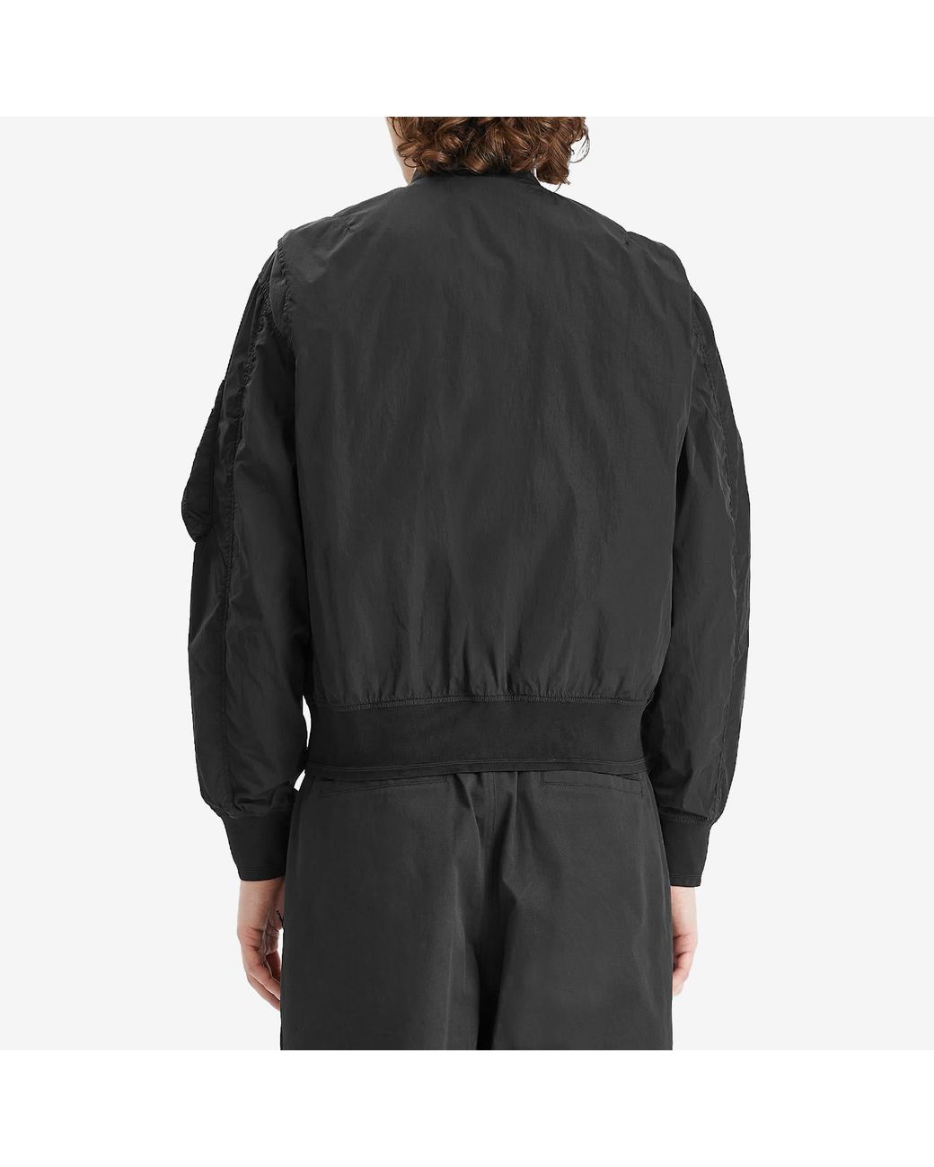 C.P. Company Chrome-R Multipocket Bomber Jacket in Black for Men