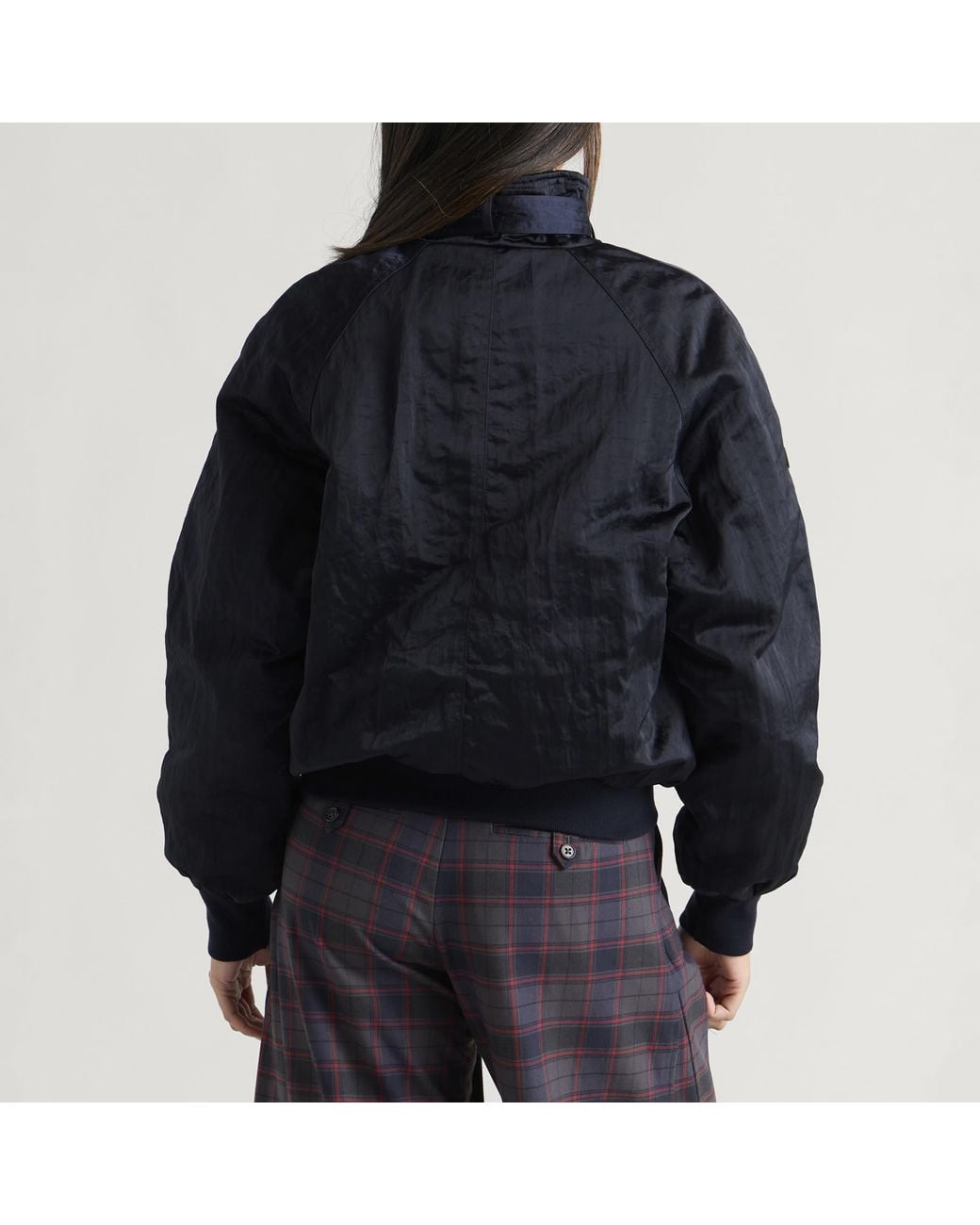 Damson Madder Blue End. X Joanie Bomber Jacket