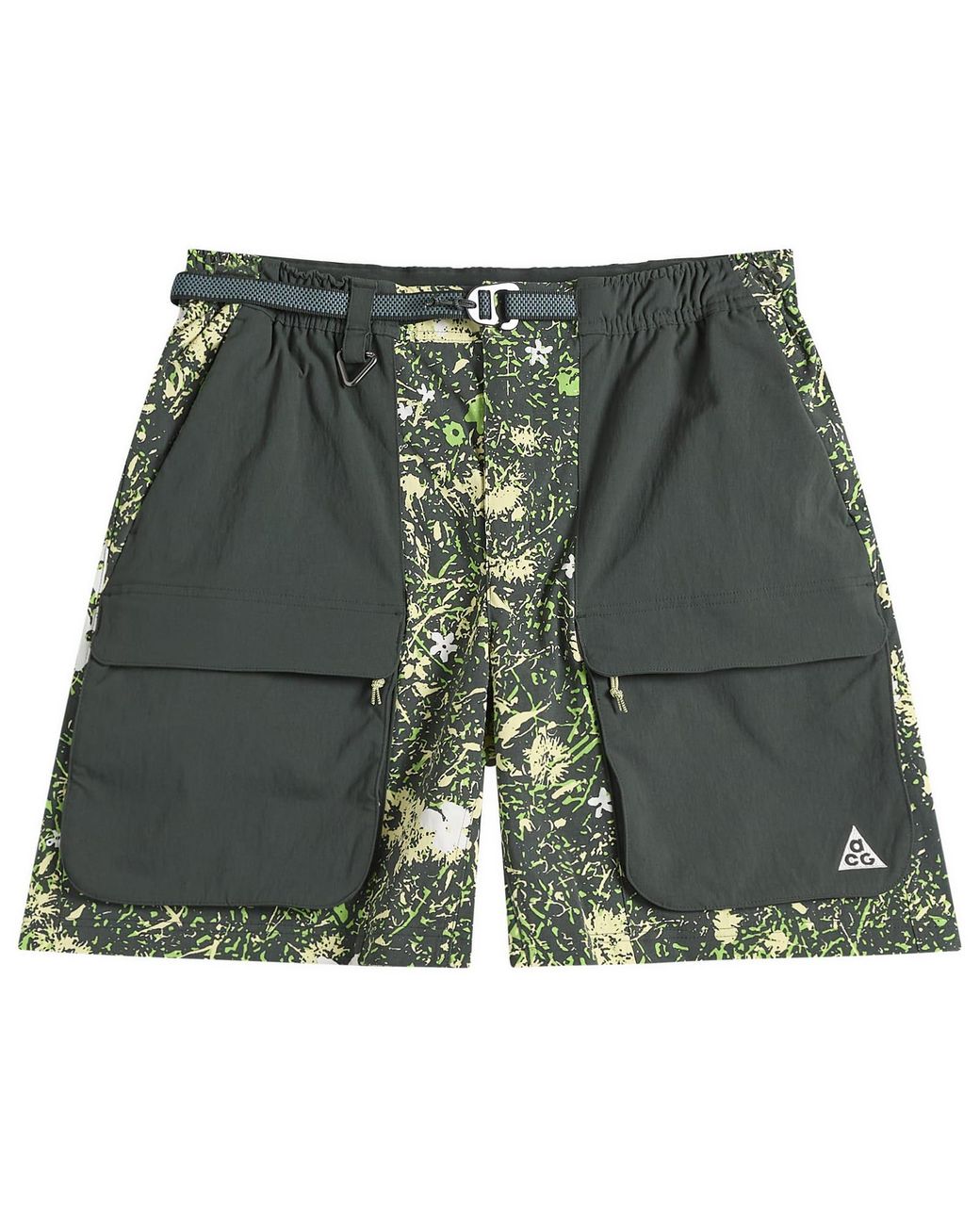 Nike Green Acg All Over Print Smith Summit Short for men