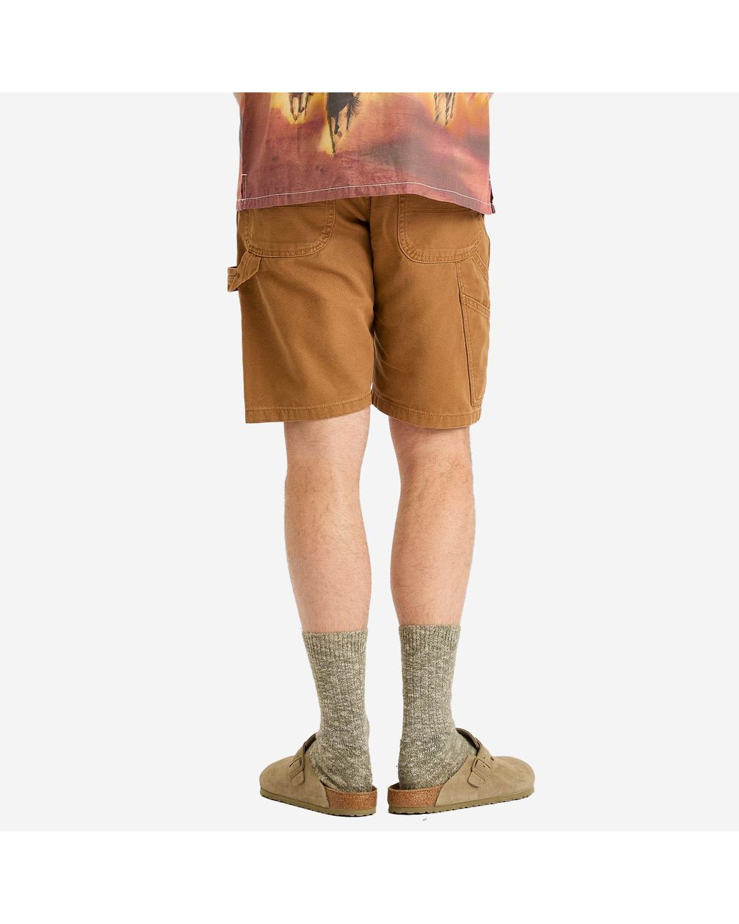 Dickies Brown Duck Carpenter Shorts for men
