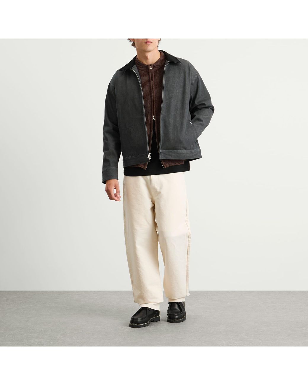 Randy's Garments Black Station Jacket for men