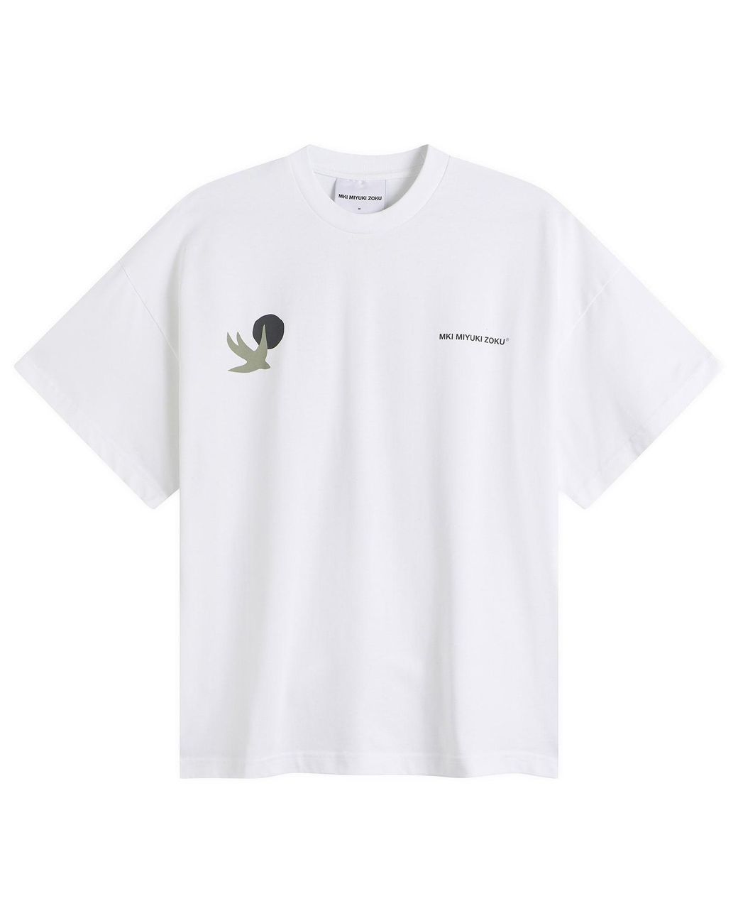 MKI Miyuki-Zoku White Presented By End. Swallow T-Shirt for men