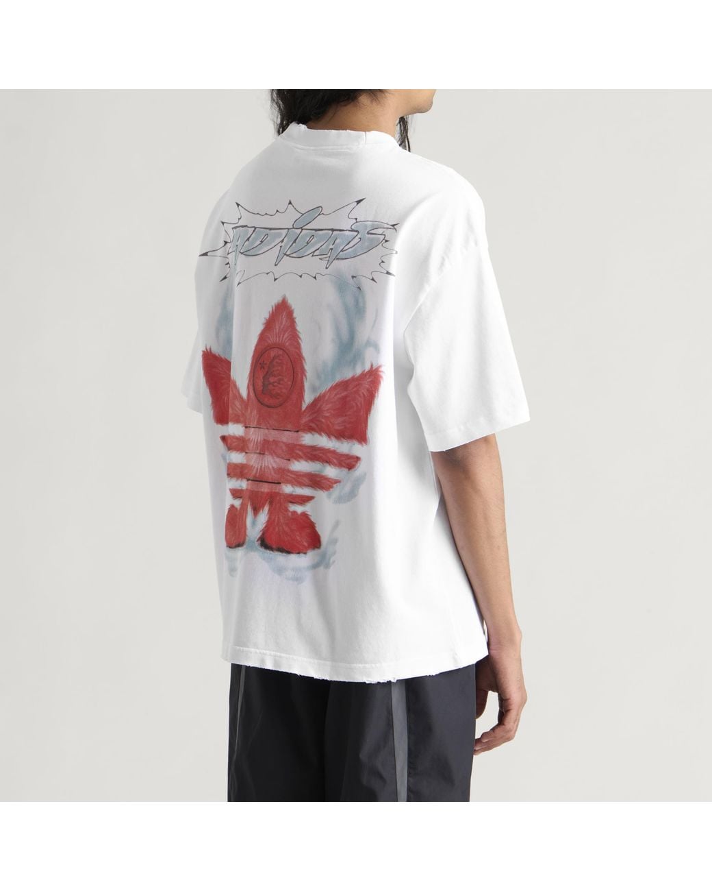 Adidas Red X Hellstar Graphic T-Shirt for men