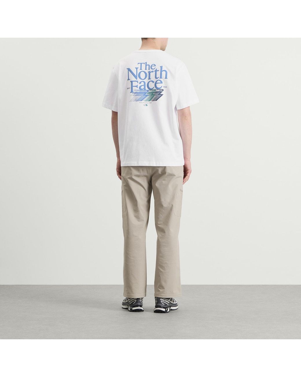 The North Face White Retro Trail Relaxed T-Shirt for men