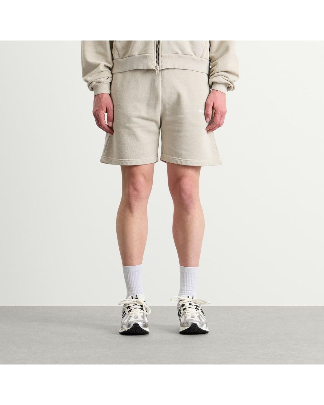 MKI Miyuki-Zoku Natural Uniform Sweat Shorts for men