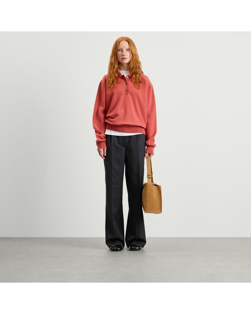 Rohe Red Classic Knitted Polo