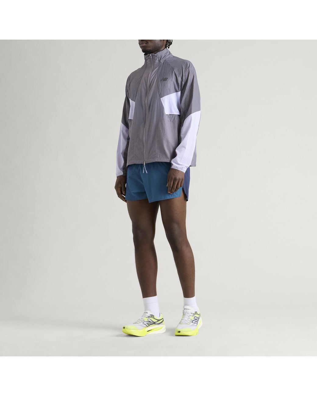 New Balance Purple Reflective Rc Jacket for men
