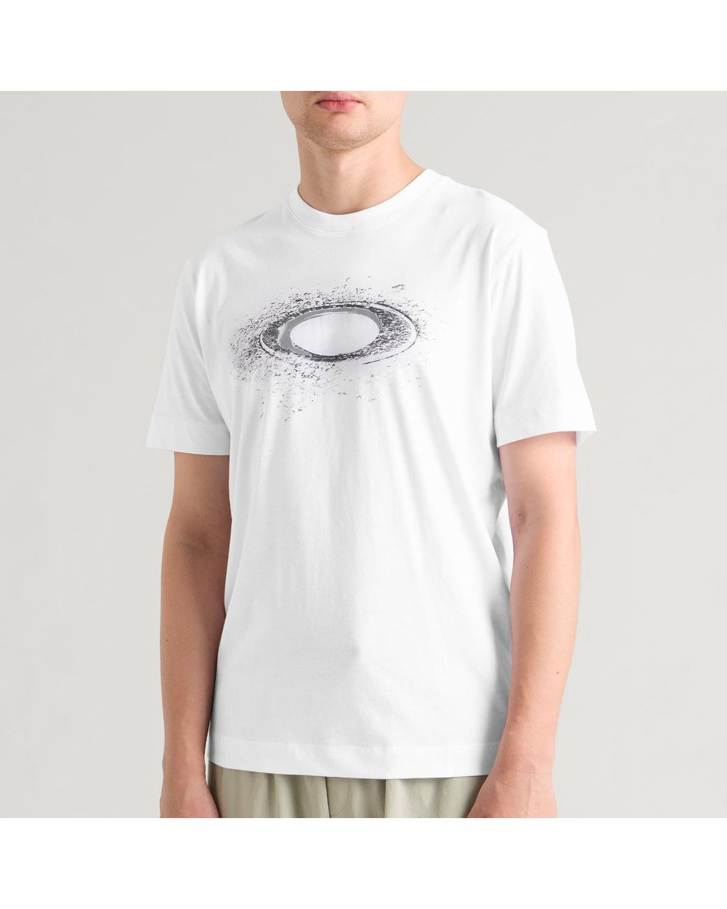 Oakley White Lunar Ellipse T-Shirt for men