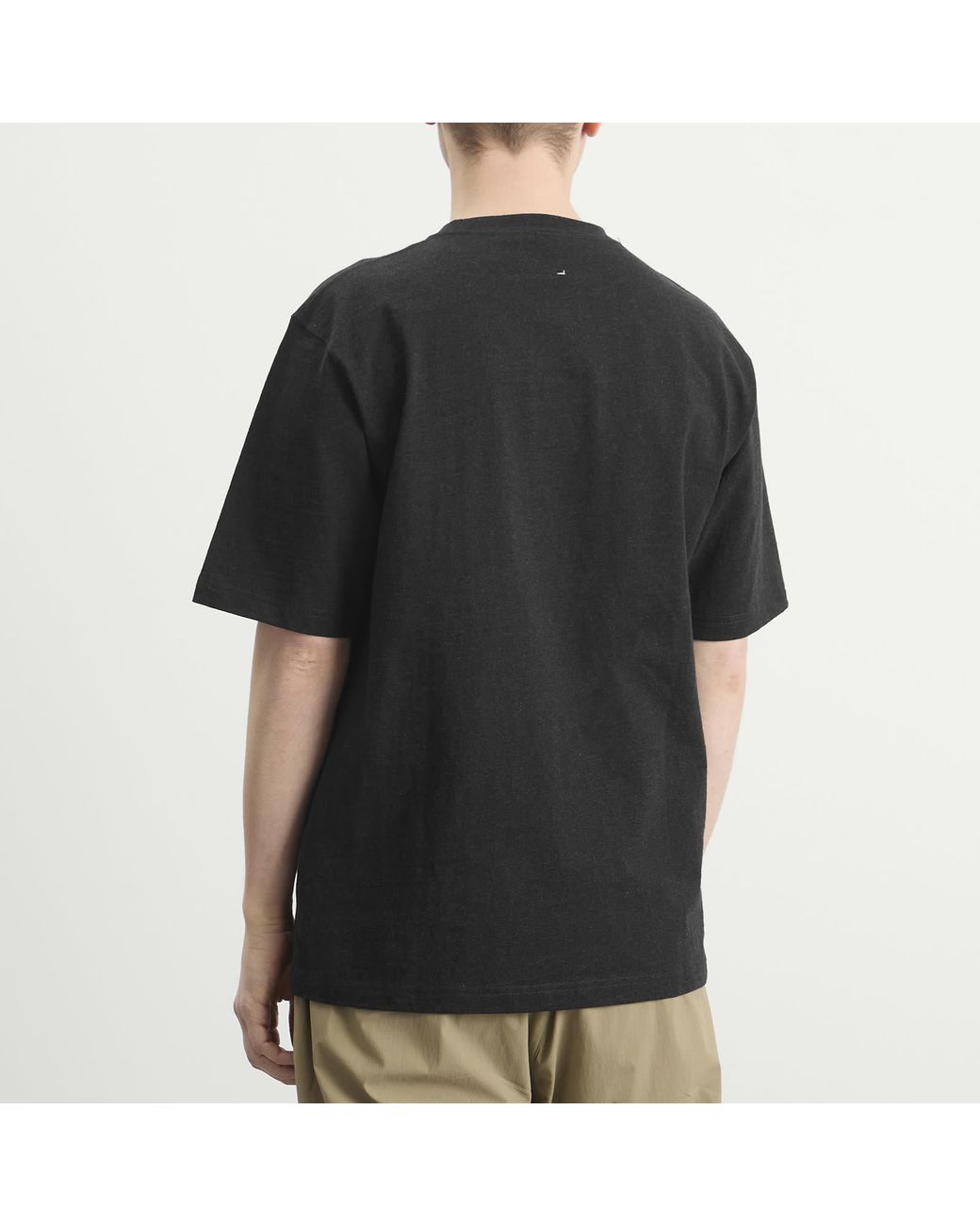 Snow Peak Black Recycled Cotton T-Shirt for men