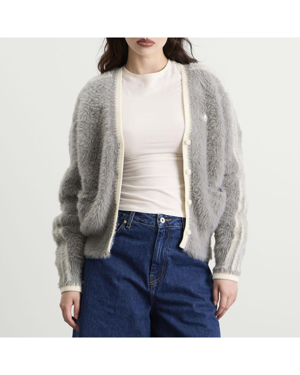 Adidas Gray X Clot Crafted Cardigan