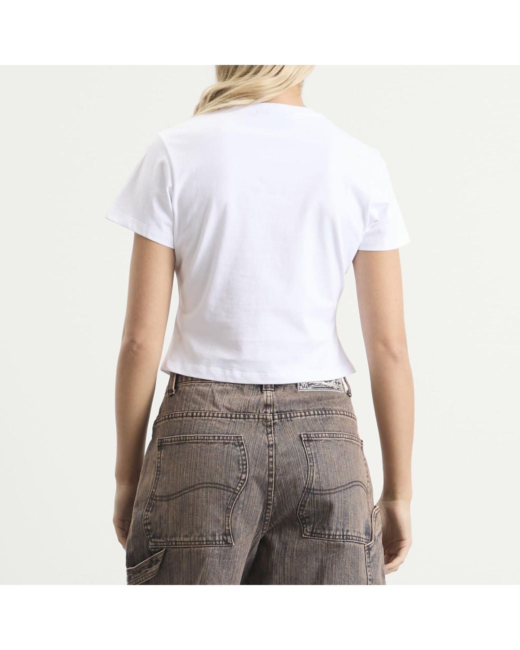 Dime White Cursive T-Shirt