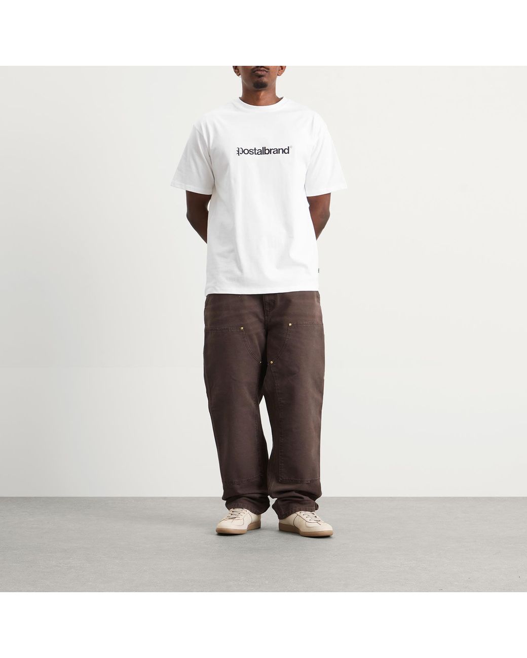 Postalco White Headline T-Shirt for men