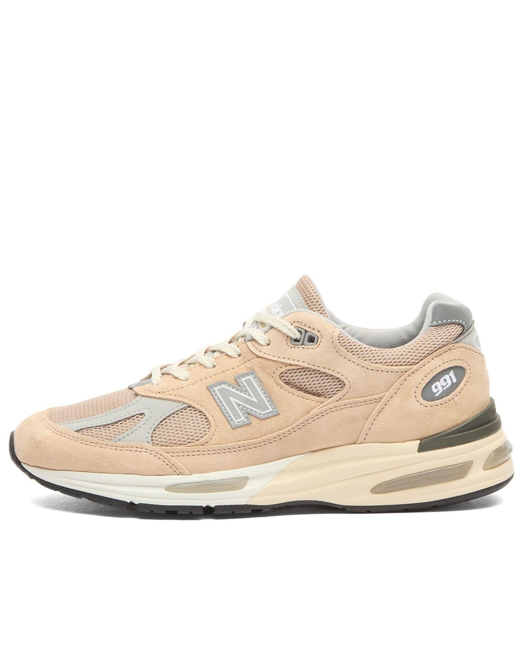 New Balance White U991Be2 Sneaker Made