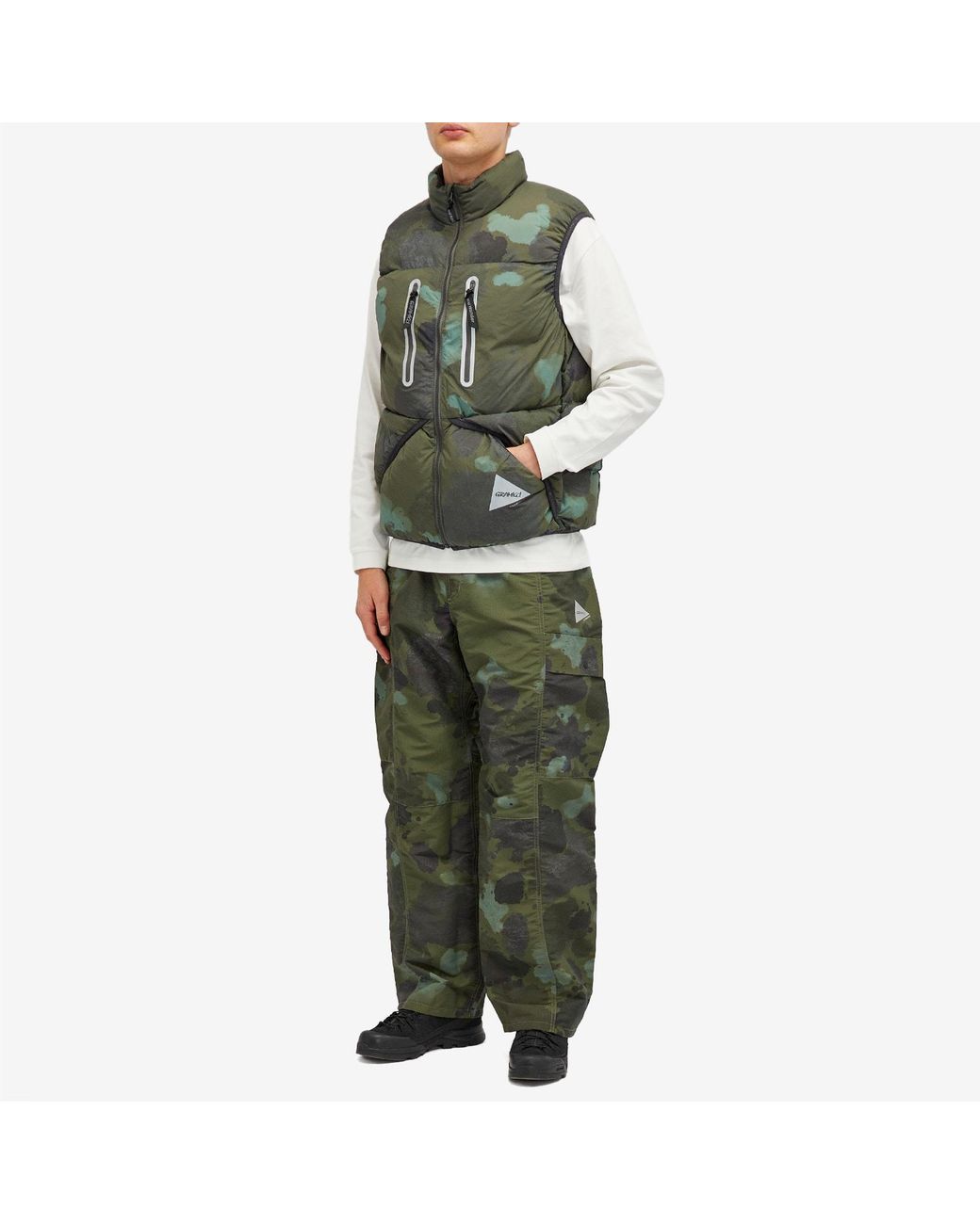 Gramicci X And Wander Down Vest in Green for Men | Lyst