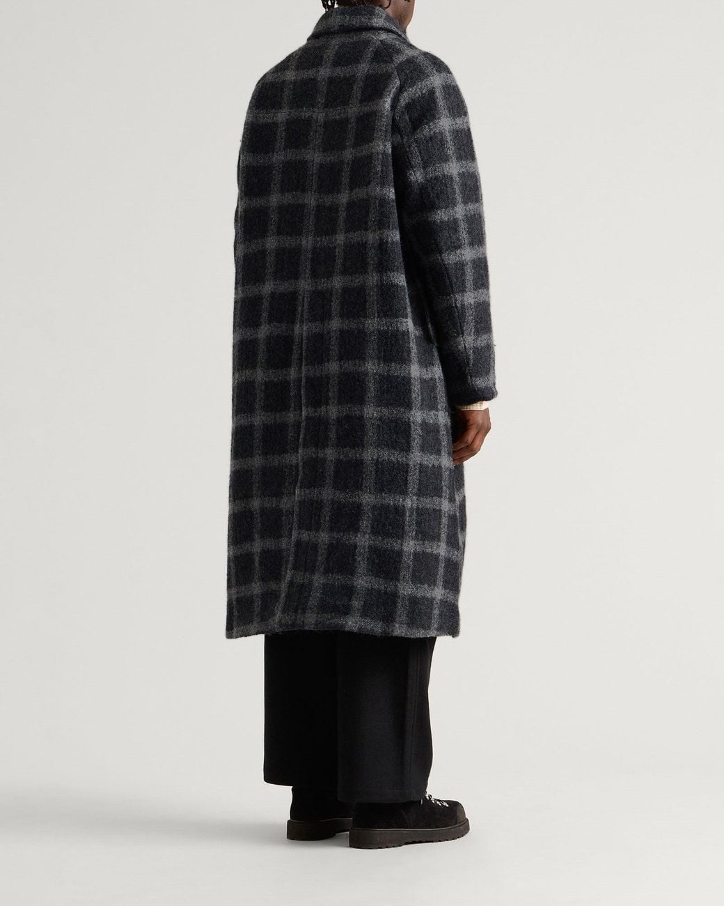 Ganter Black Long Coat Jacket for men