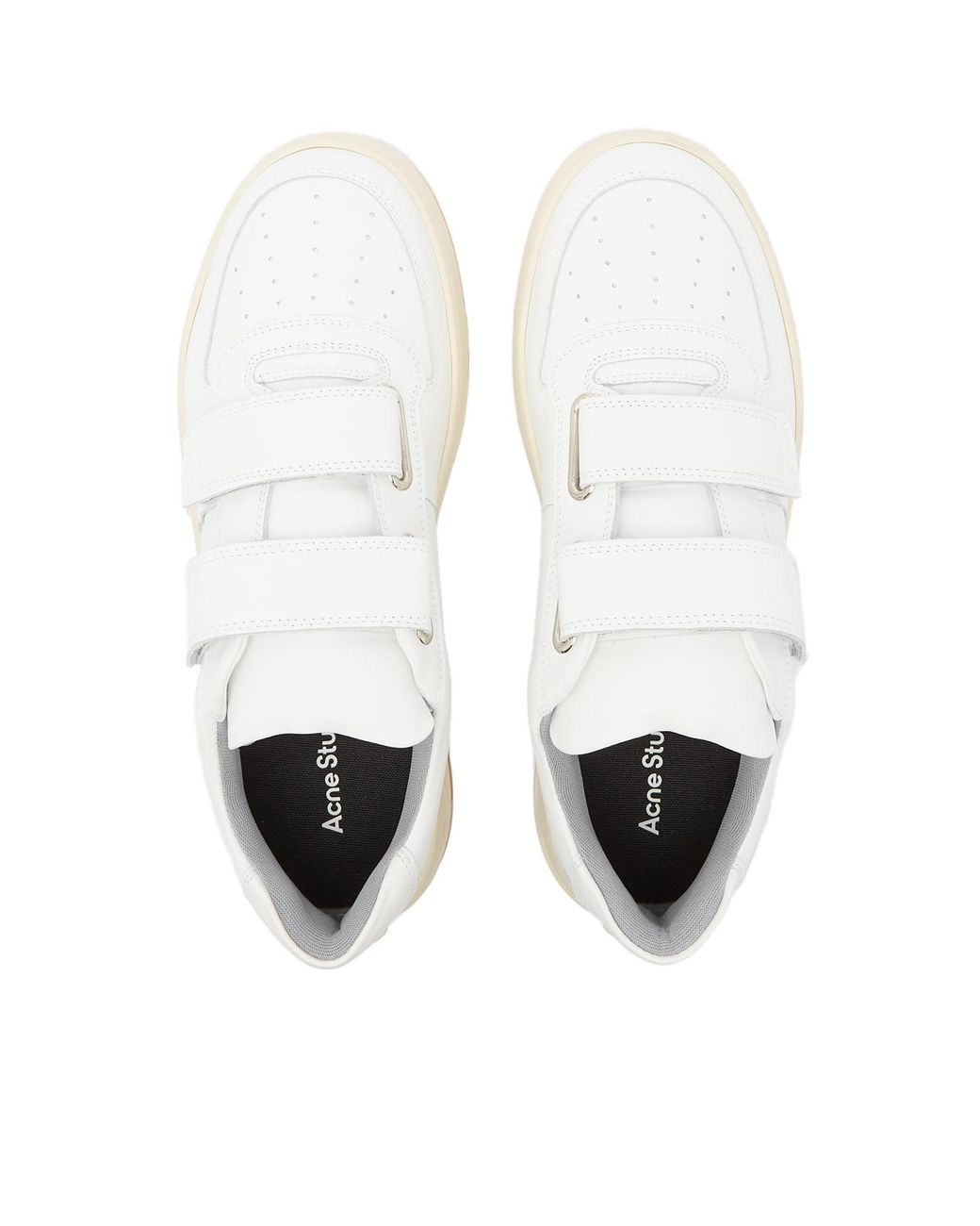Acne Studios Perey Friend Face Sneakers in White for Men Lyst UK