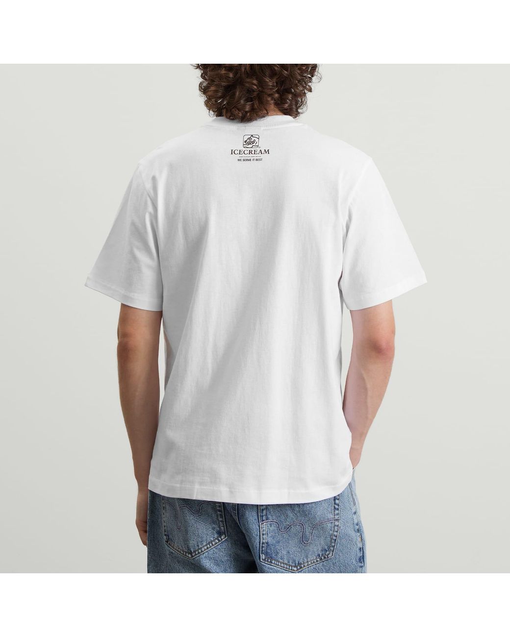ICECREAM White Serve It Best T-Shirt for men