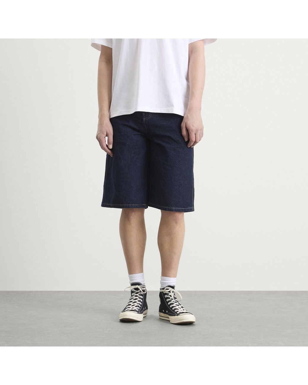Dickies Blue 958 Loose Denim Shorts for men