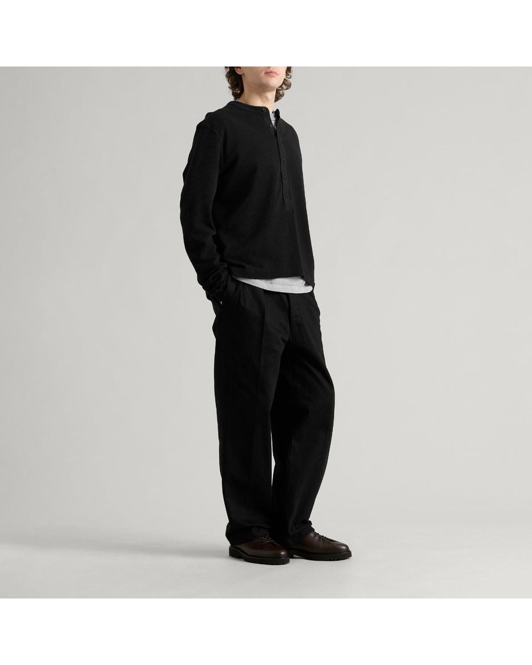 Kaptain Sunshine Black Dyed Denim Riviera Pants for men