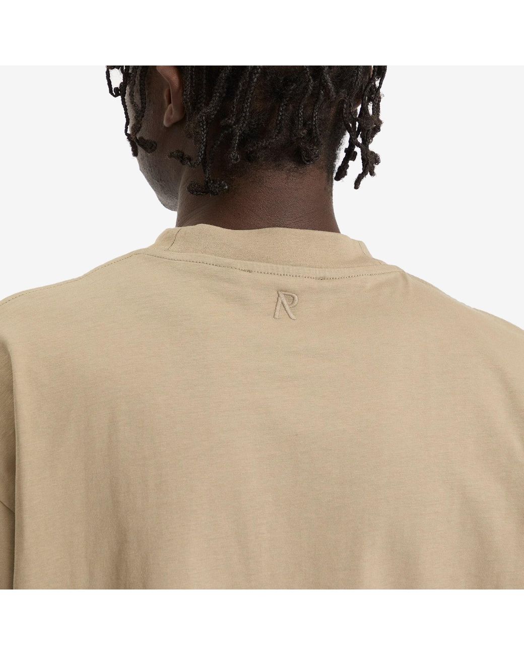 Represent Natural Initial Oversized T-Shirt for men