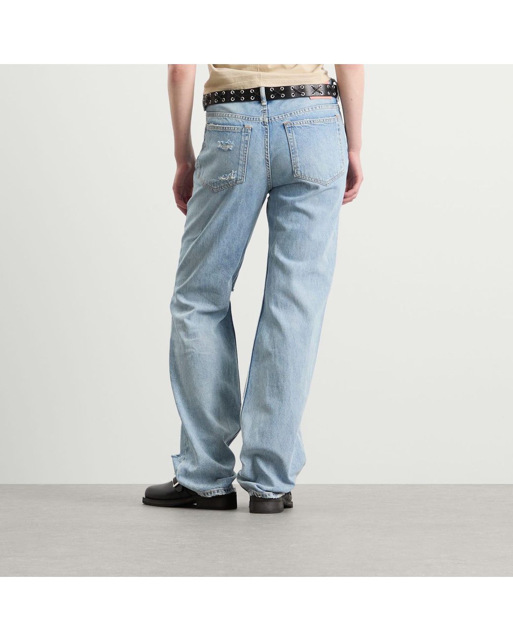 Acne Blue 2010F Light Crow Jeans