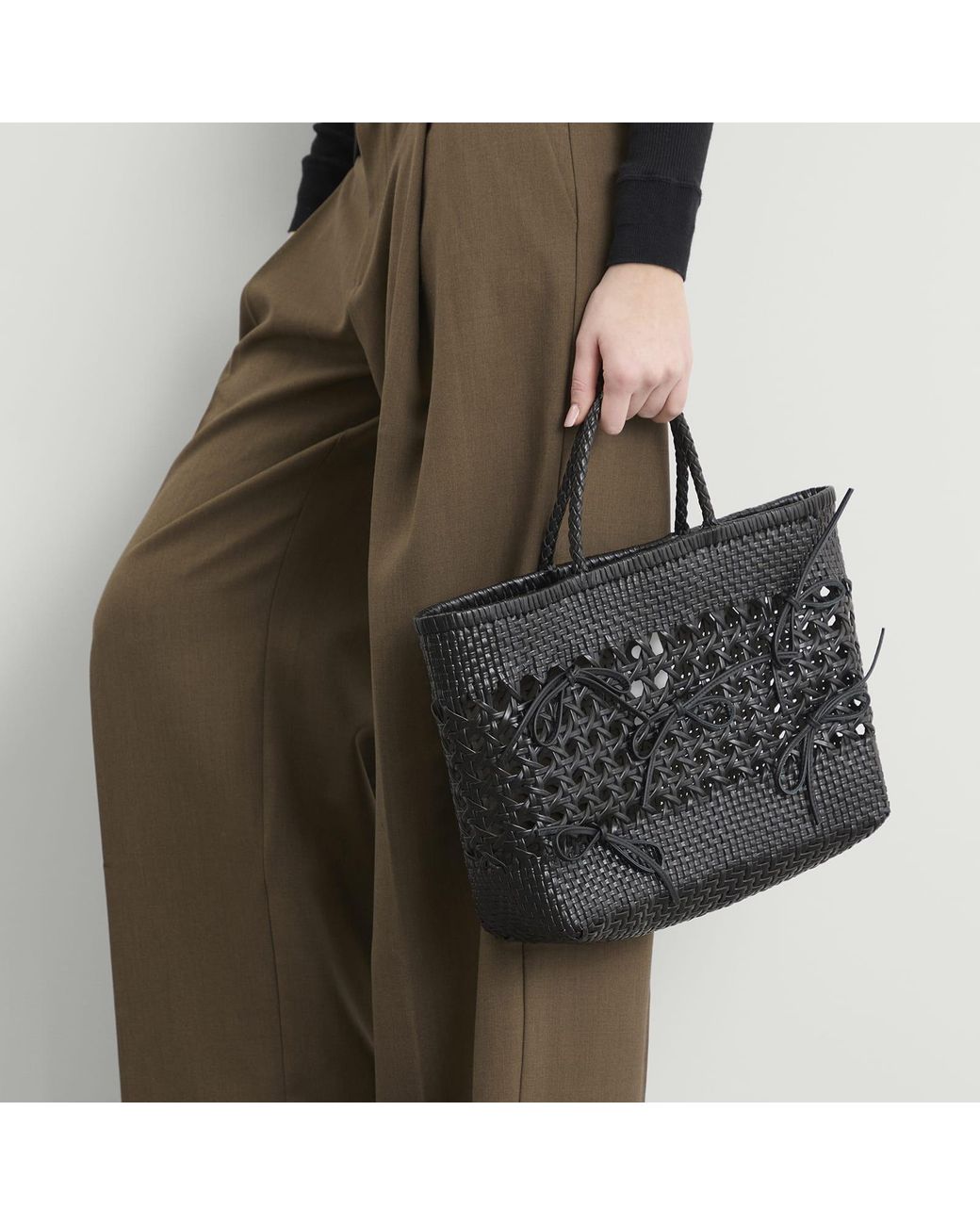OSOI Black Biscuit Tote Bag