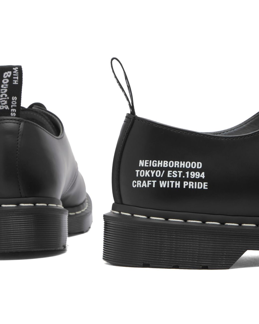 Dr. Martens X Neighborhood Smiths Shoe in Black for Men