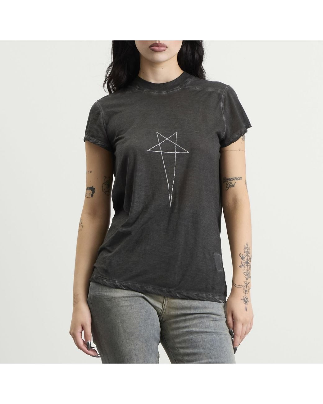 Rick Owens Gray Small Level T-Shirt