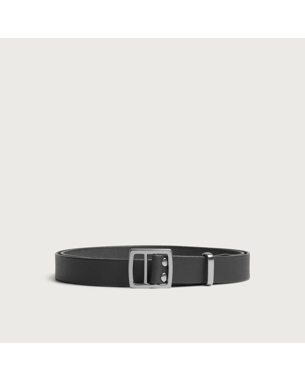 Comme des Garçons Black Steer Oil Leather Belt for men
